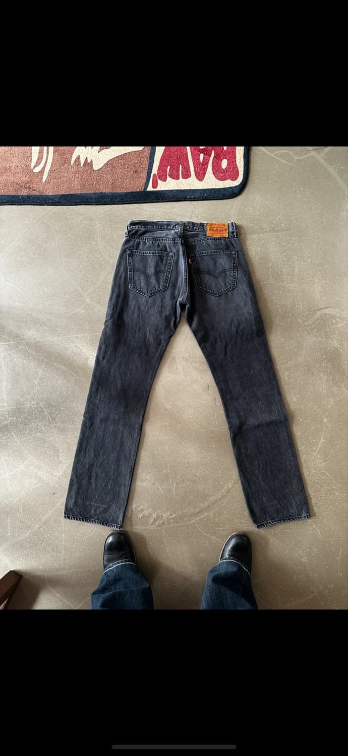 Levis 리바이스 501 스트레이트 흑청 w32 상품이미지1