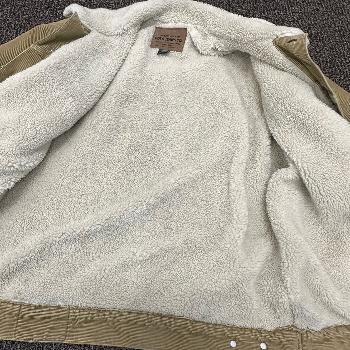 POLO JEANS 폴로 진스 코듀로이 양털자켓 쉐르파 L 상품이미지7