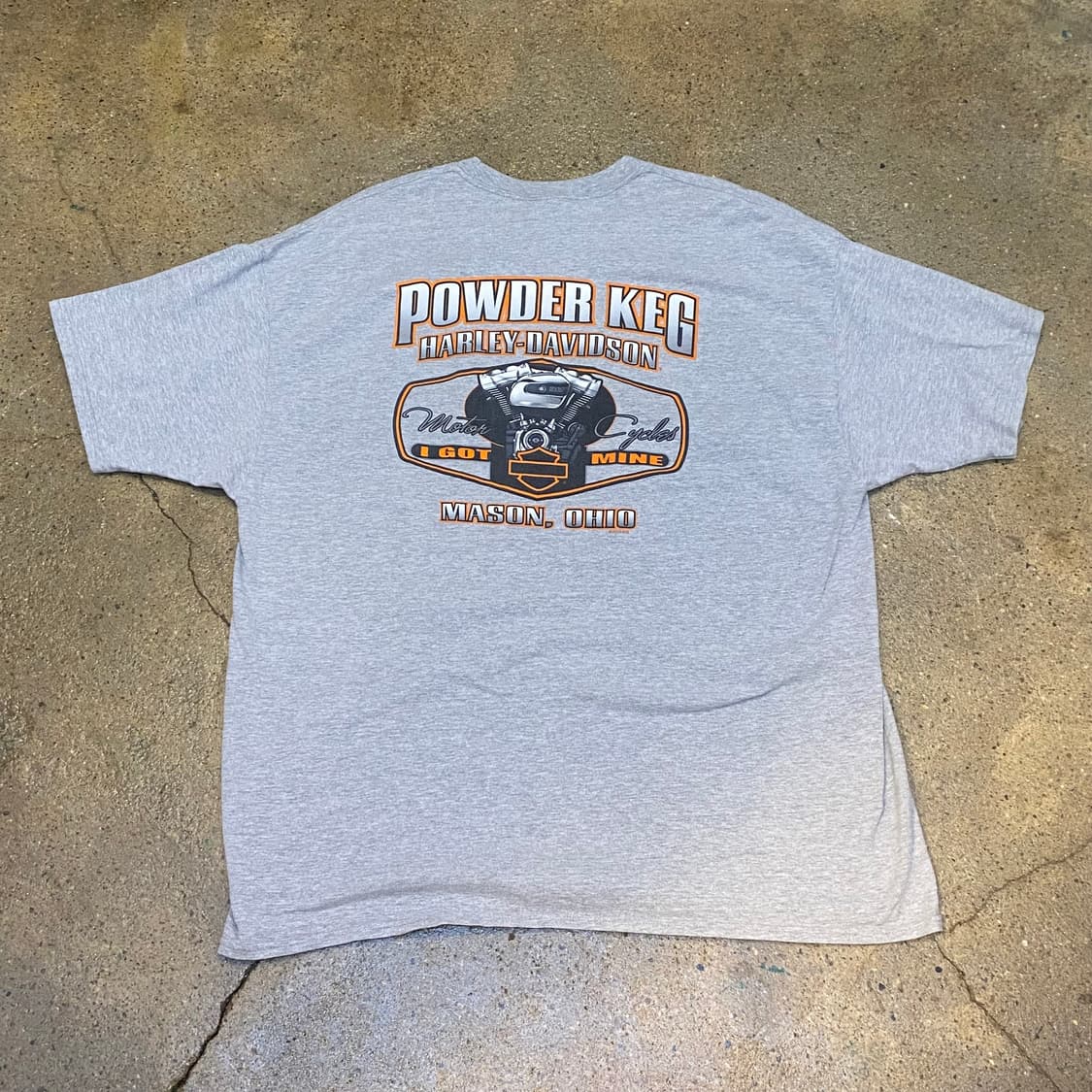 미국 빈티지 할리데이비슨 메이슨 반팔티 빅사이즈 상품이미지6