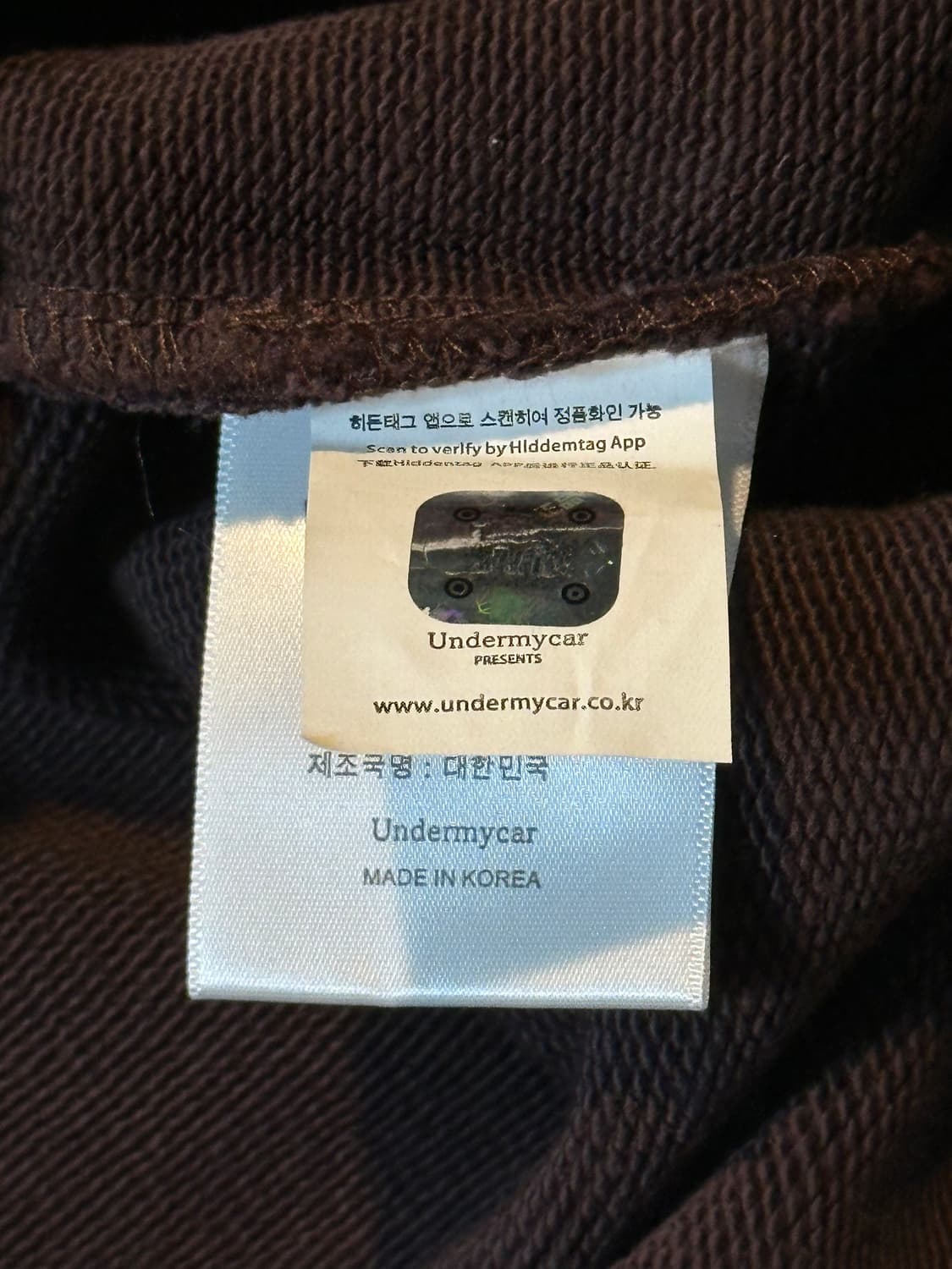 22FW 언더마이카 퍼디션 오글레베일 후드티 옥스 블러드 상품이미지5