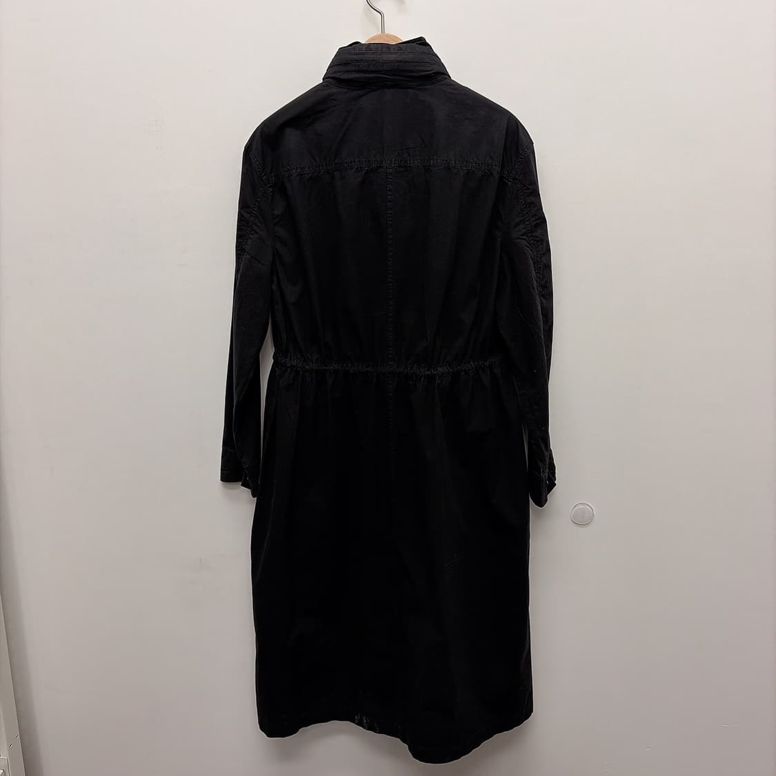 (정품/새상품) 제임스펄스 여성 블랙 코튼 경량 집업 파카 코트 상품이미지5