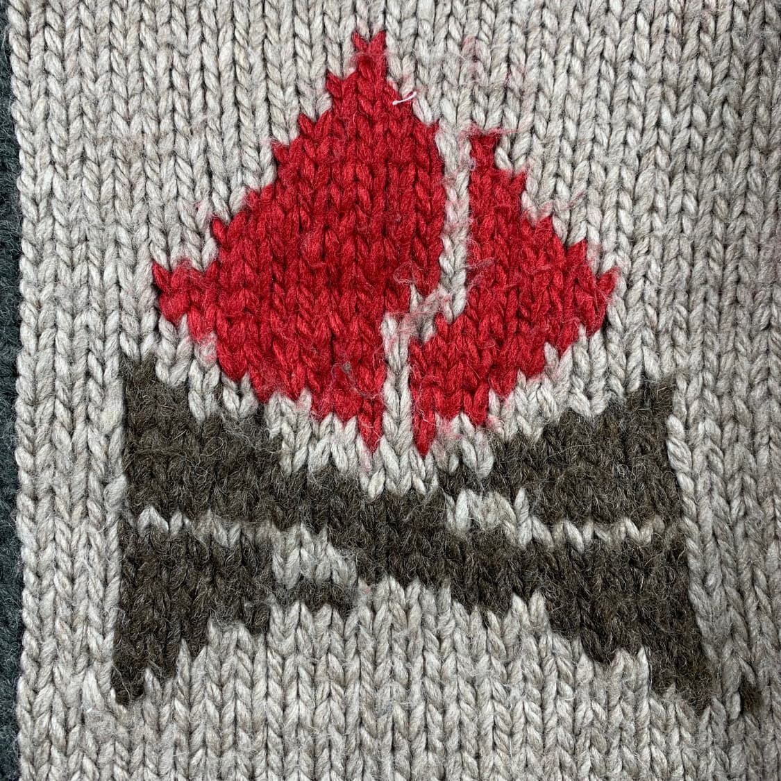 주카스페이스 빈티지 헤비울 코위찬 가디건  상품이미지4