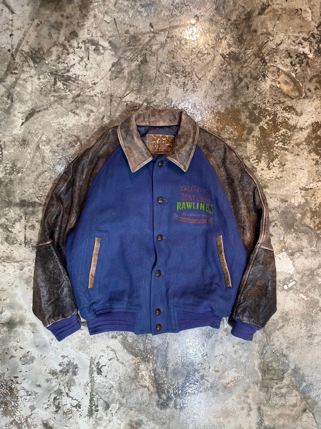 Rawlings Saint Louis leather varsity jac 상품이미지4