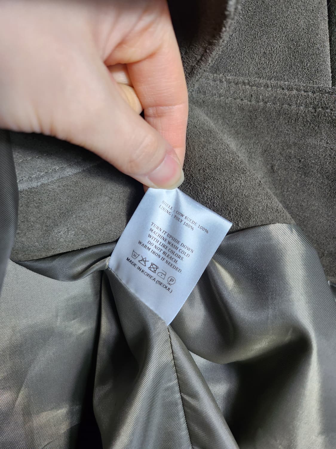 UNDERSON 카우 스웨이드 자켓 상품이미지4