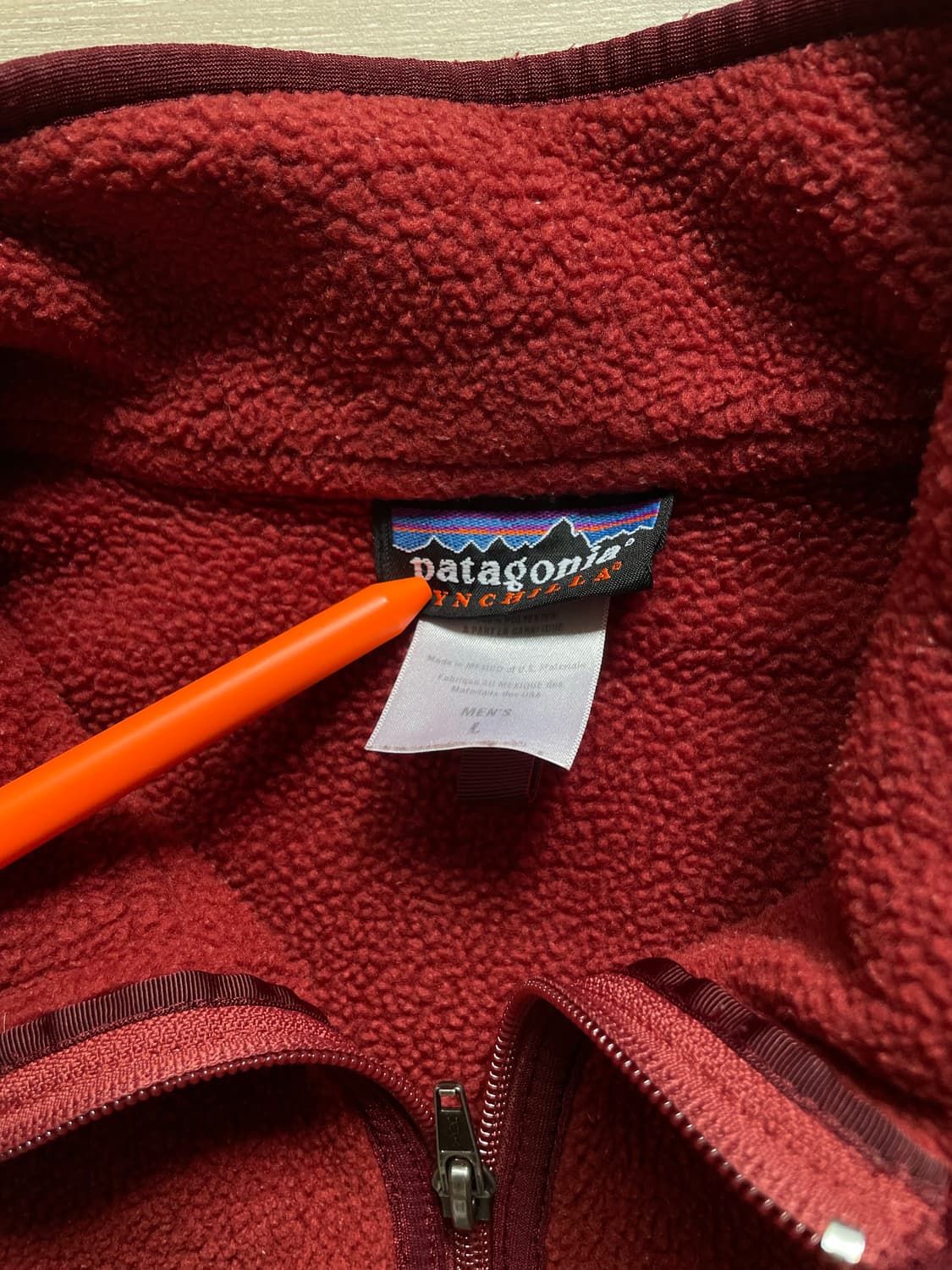 파타고니아 집업 신칠라 레드 patagonia 빈티지 상품이미지3