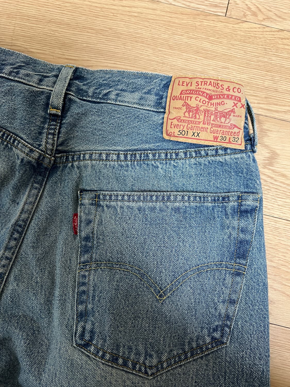 리바이스 LVC 55501 블랙잭 30x32 워싱진 상품이미지4