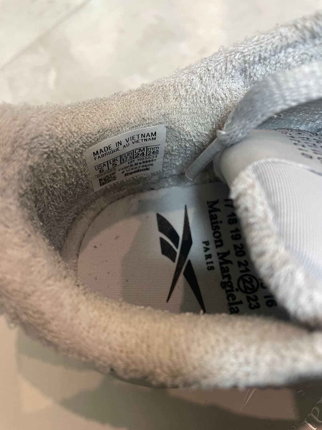 마르지엘라 X 리복 타비 그레이 240 상품이미지2