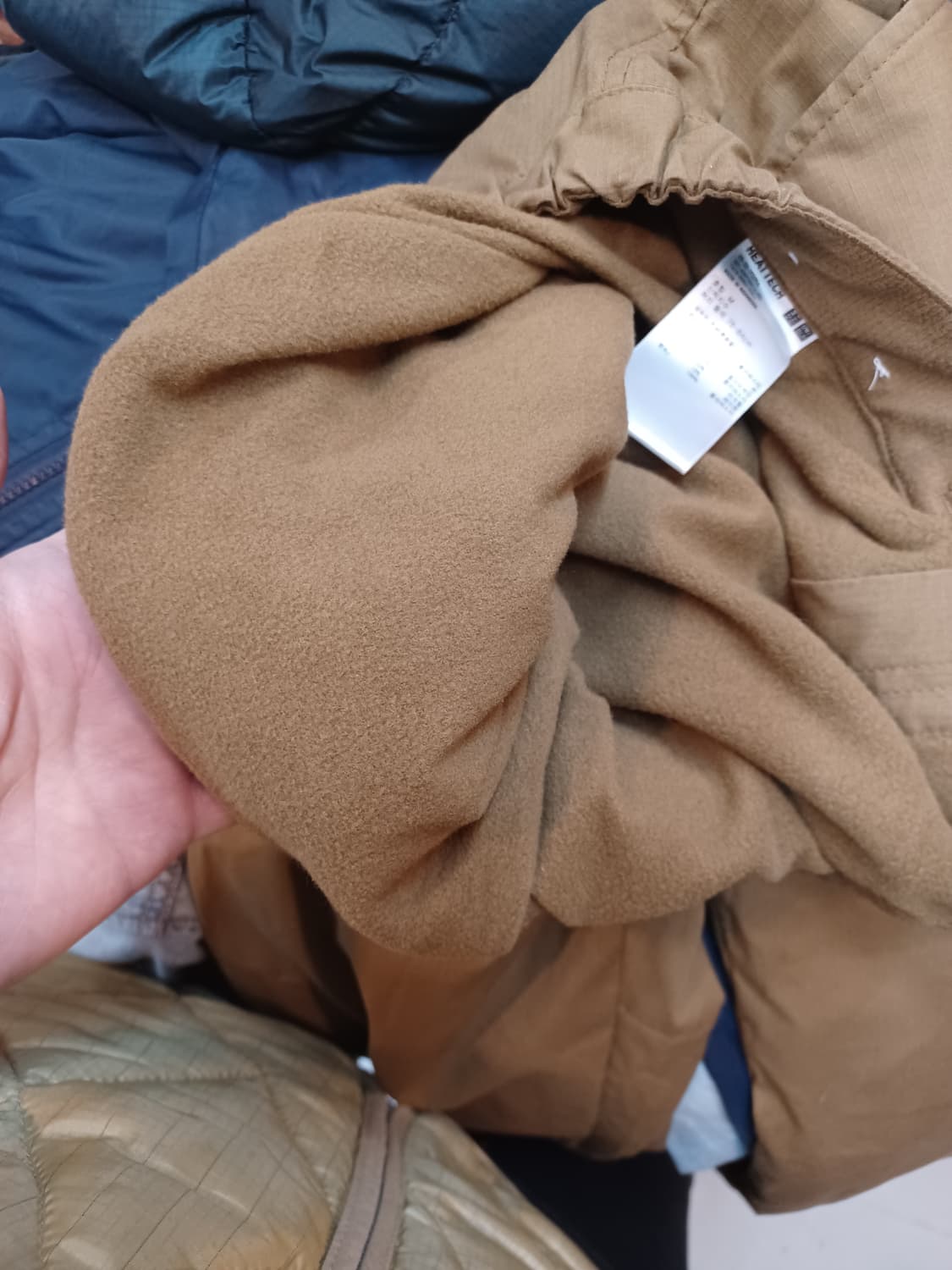 유니클로 벨크로 기모팬츠 m 상품이미지4