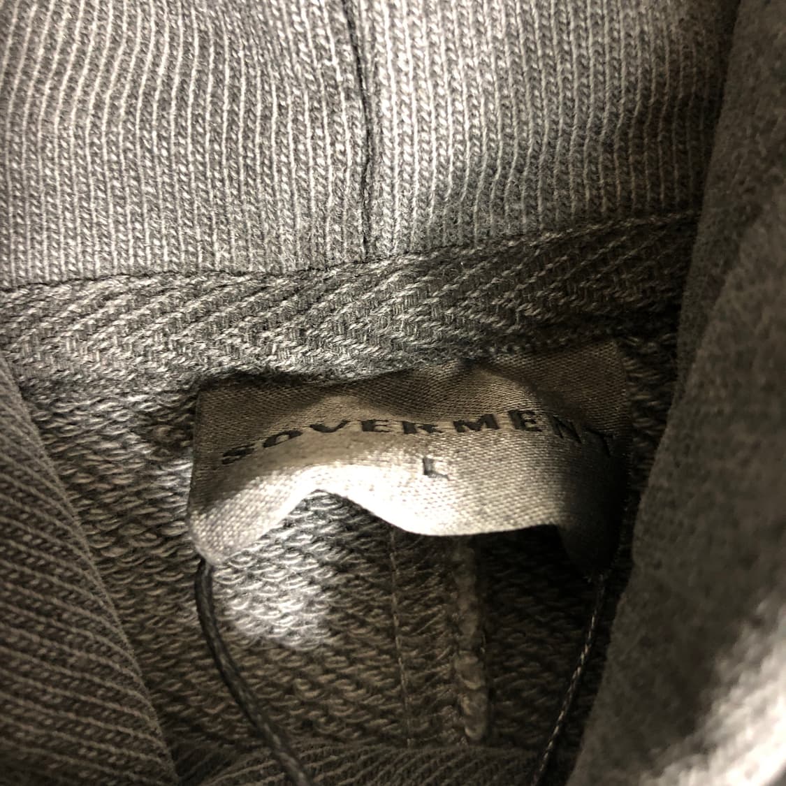 새상품) 소버먼트 피그먼트 후드티 L 상품이미지3