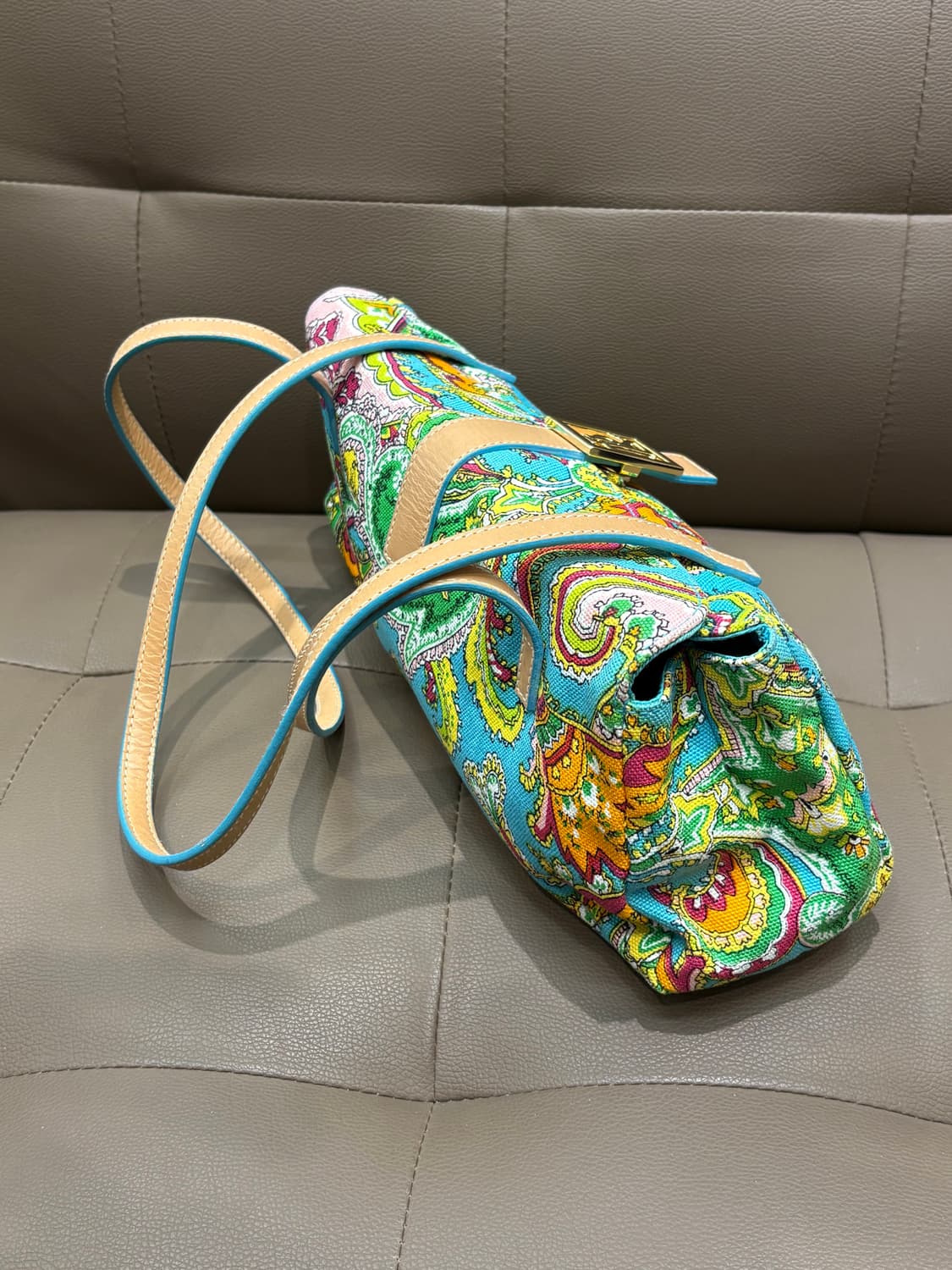 폴로 랄프로렌 페이즐리 핸드백 상품이미지4