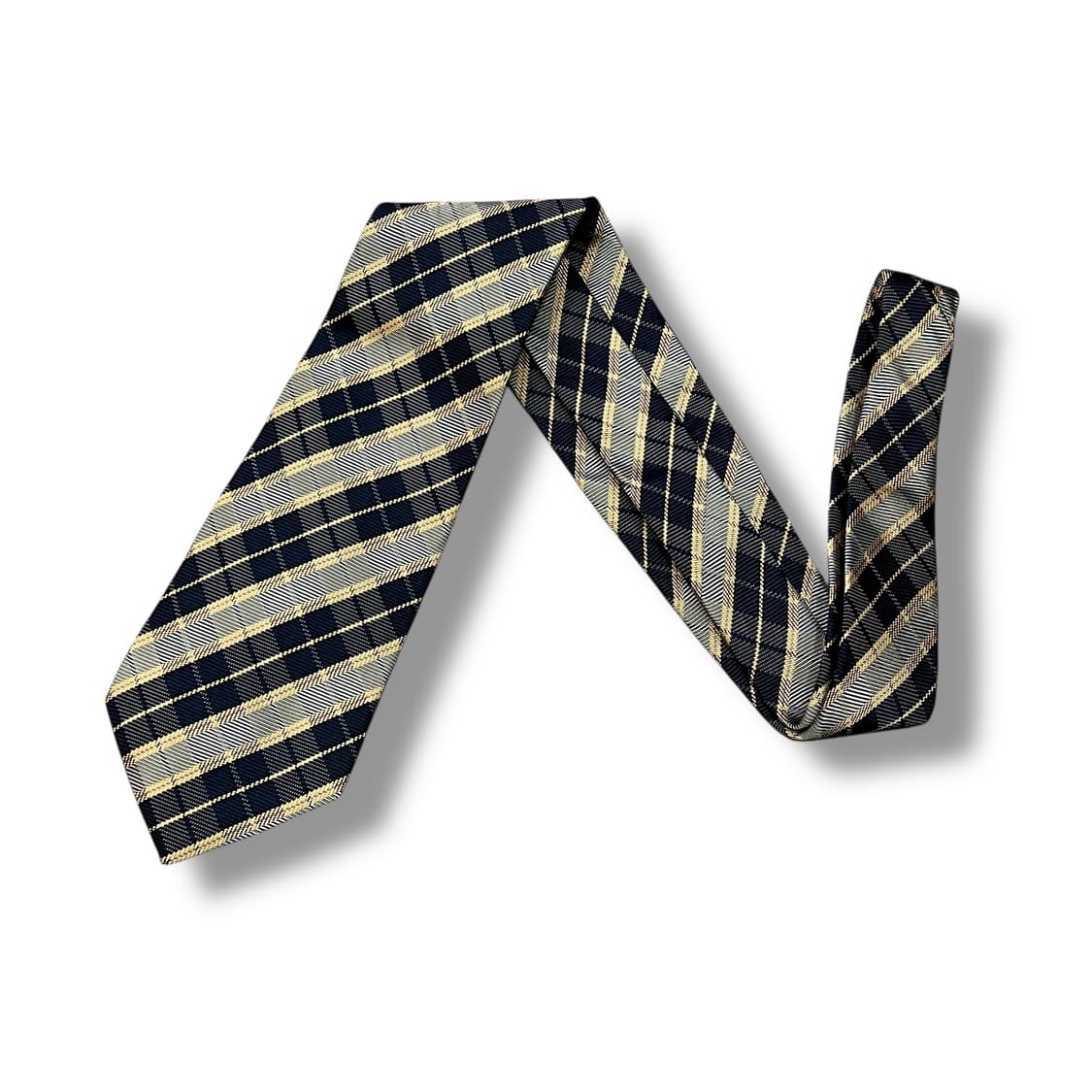  버버리 체크 패턴 실크 넥타이 y14336 상품이미지2