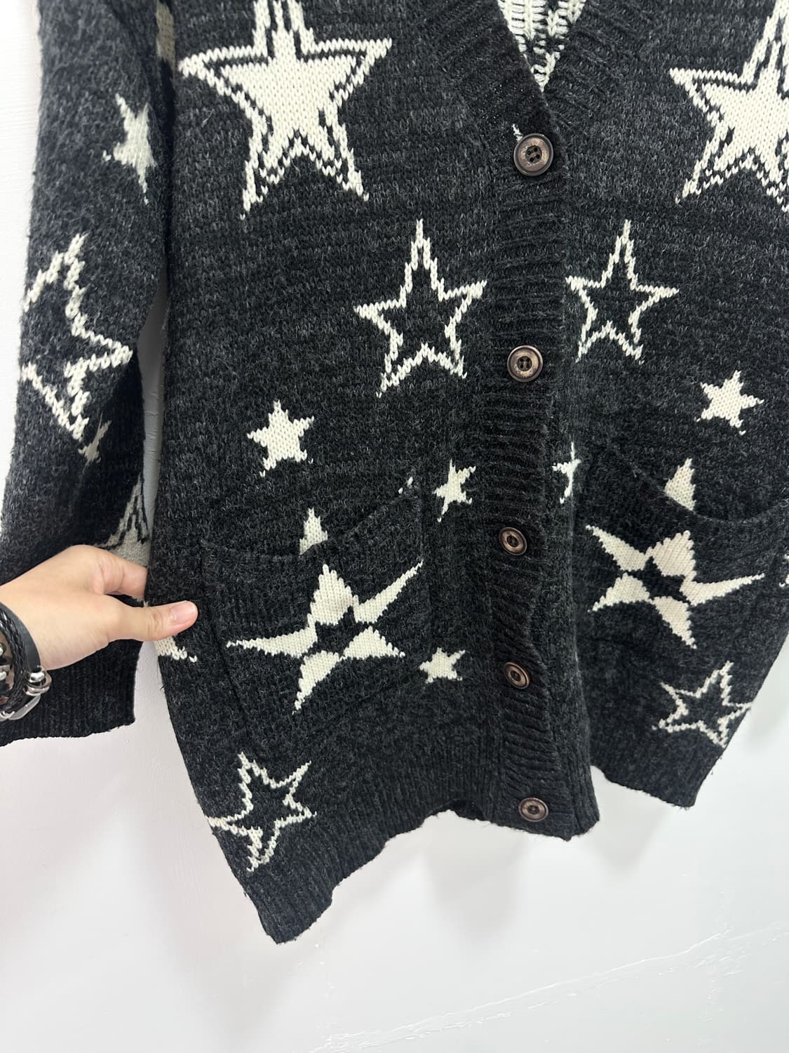 Vintage star cardigan  상품이미지4