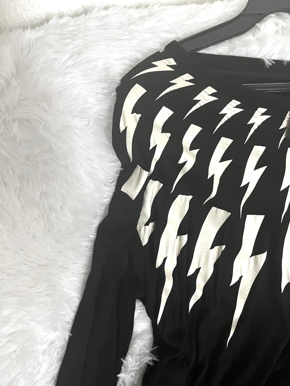 lightning bolt pattern sleeve 상품이미지5