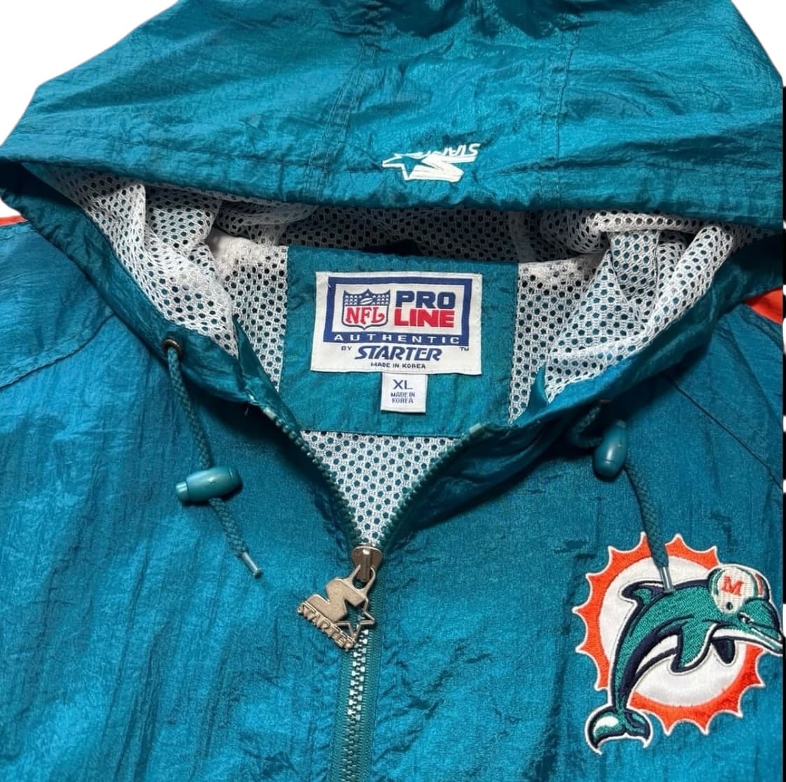 스타터 NFL 마이애미 돌핀스 팀 자켓 상품이미지2