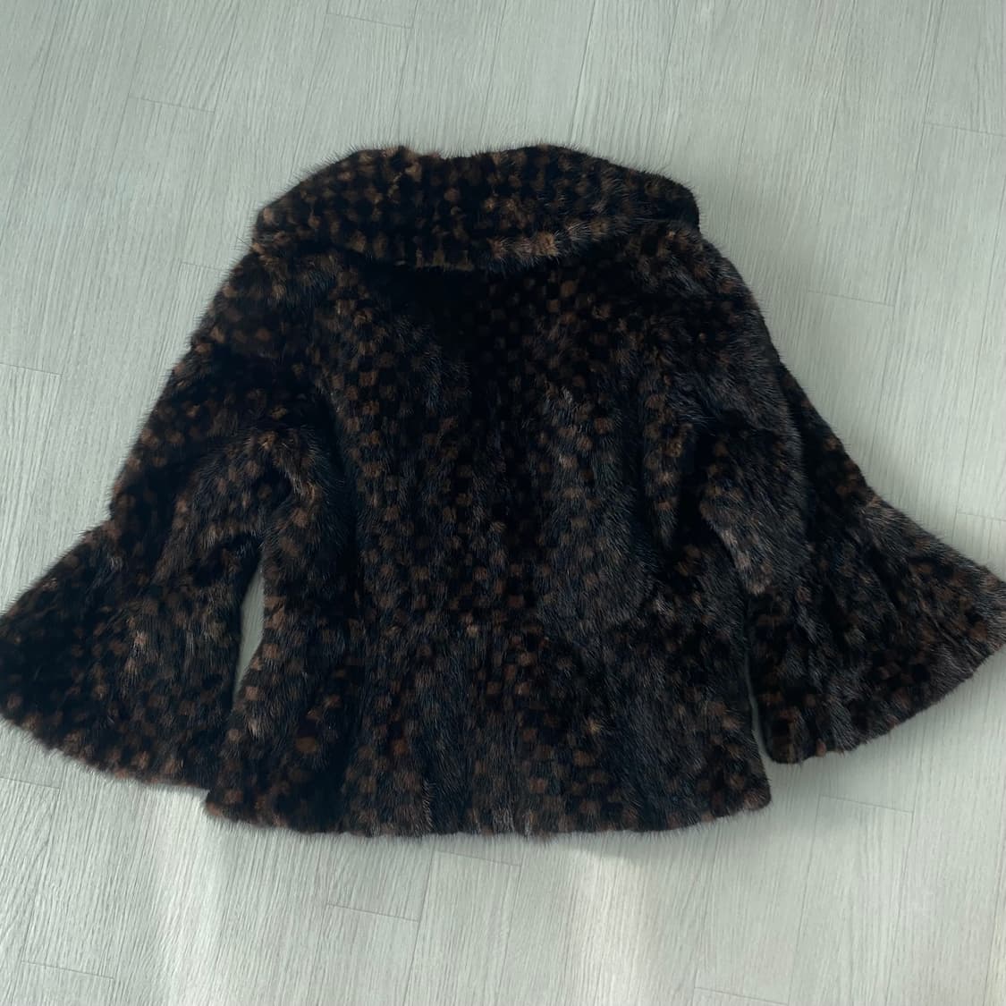 MCM 밍크 재킷 밍크 코트 퍼 자켓 퍼 코트 브라운 44 상품이미지5