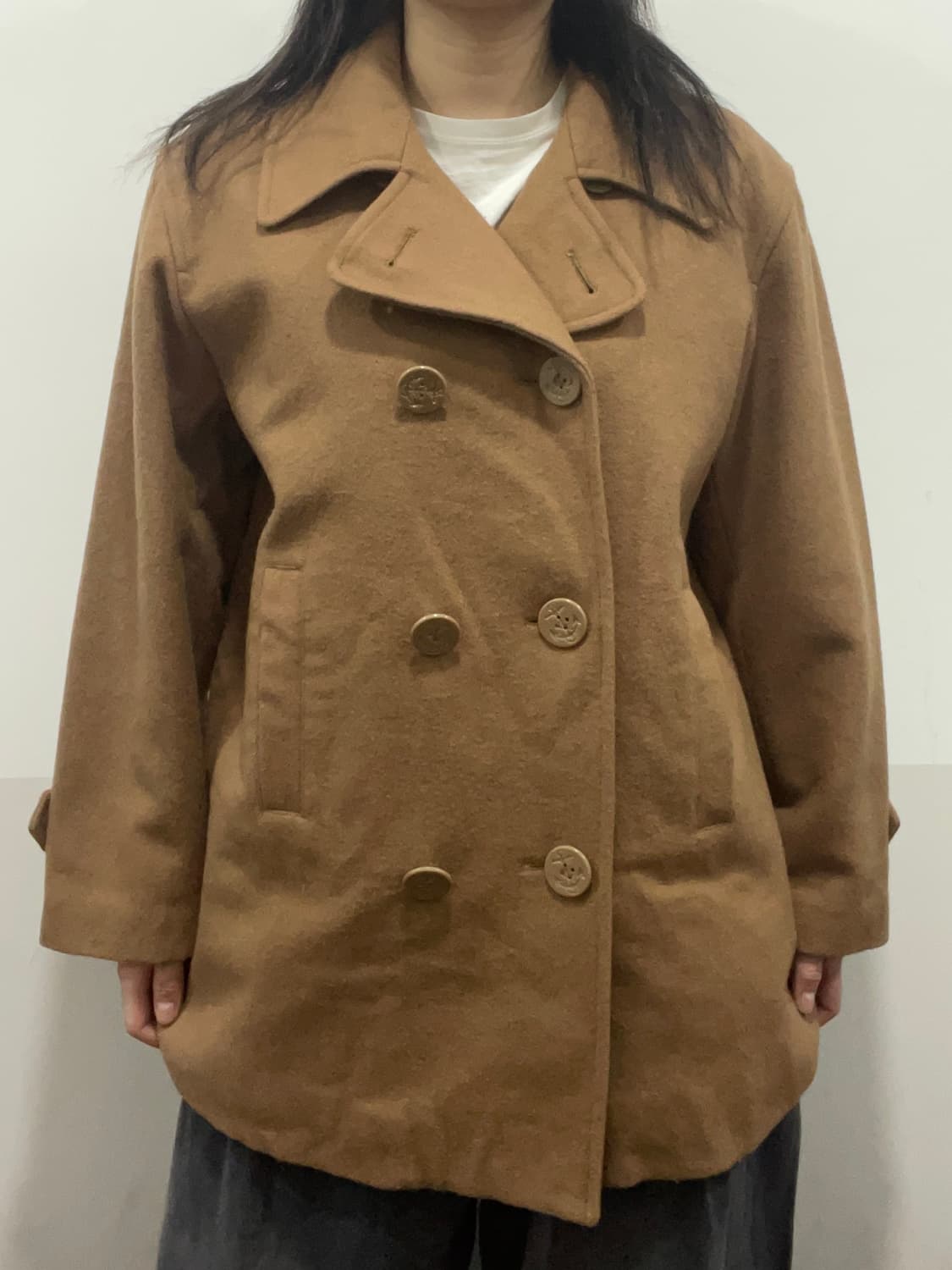 90’s Jpn Dixie Sports 울 피코트 상품이미지1