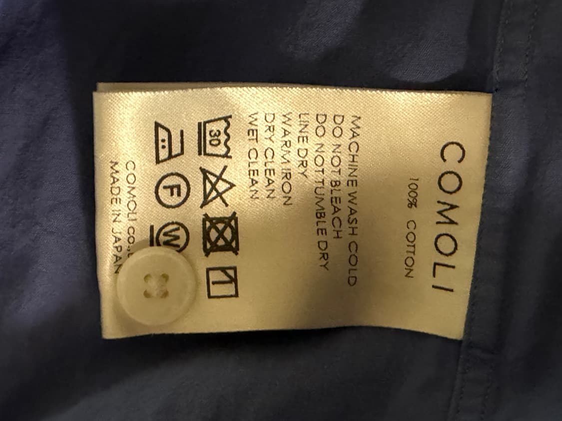 코모리 밴드칼라 셔츠 상품이미지5