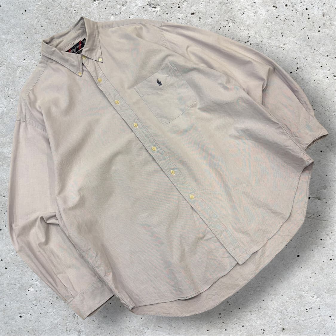 [XL] 폴로 랄프로렌 빅셔츠 포켓 옥스포드 라벤더 D772 상품이미지1