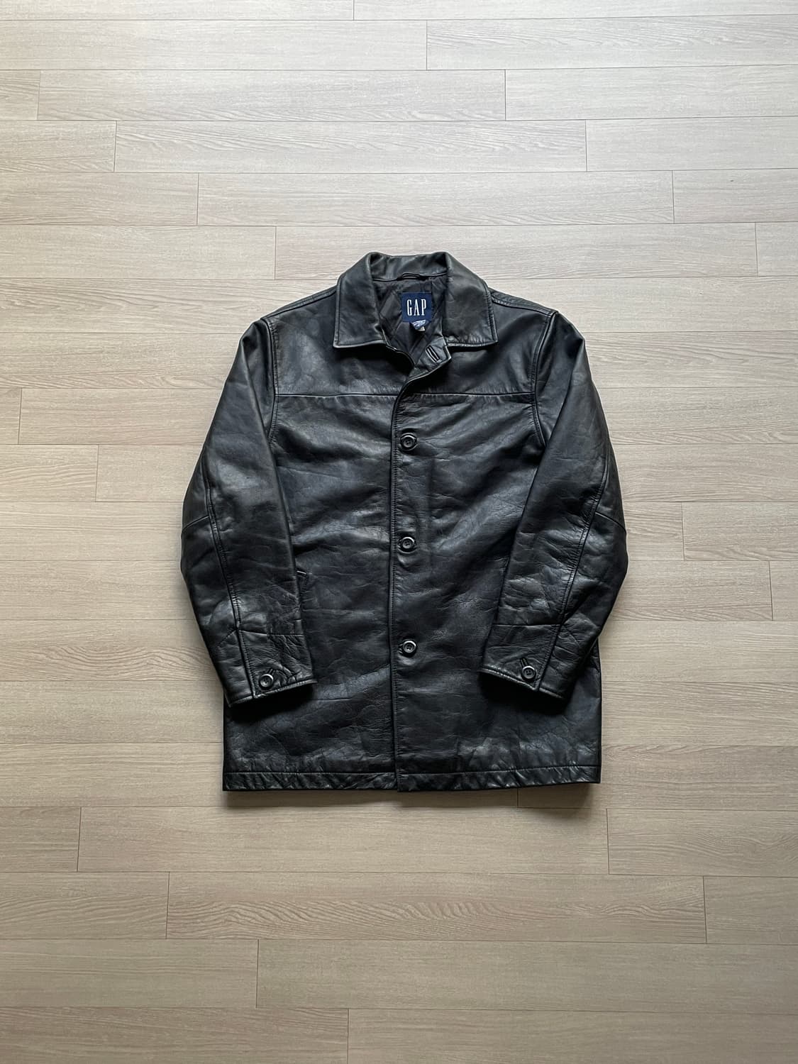 90s 올드갭 레더 카코트 gap carcoat 상품이미지1