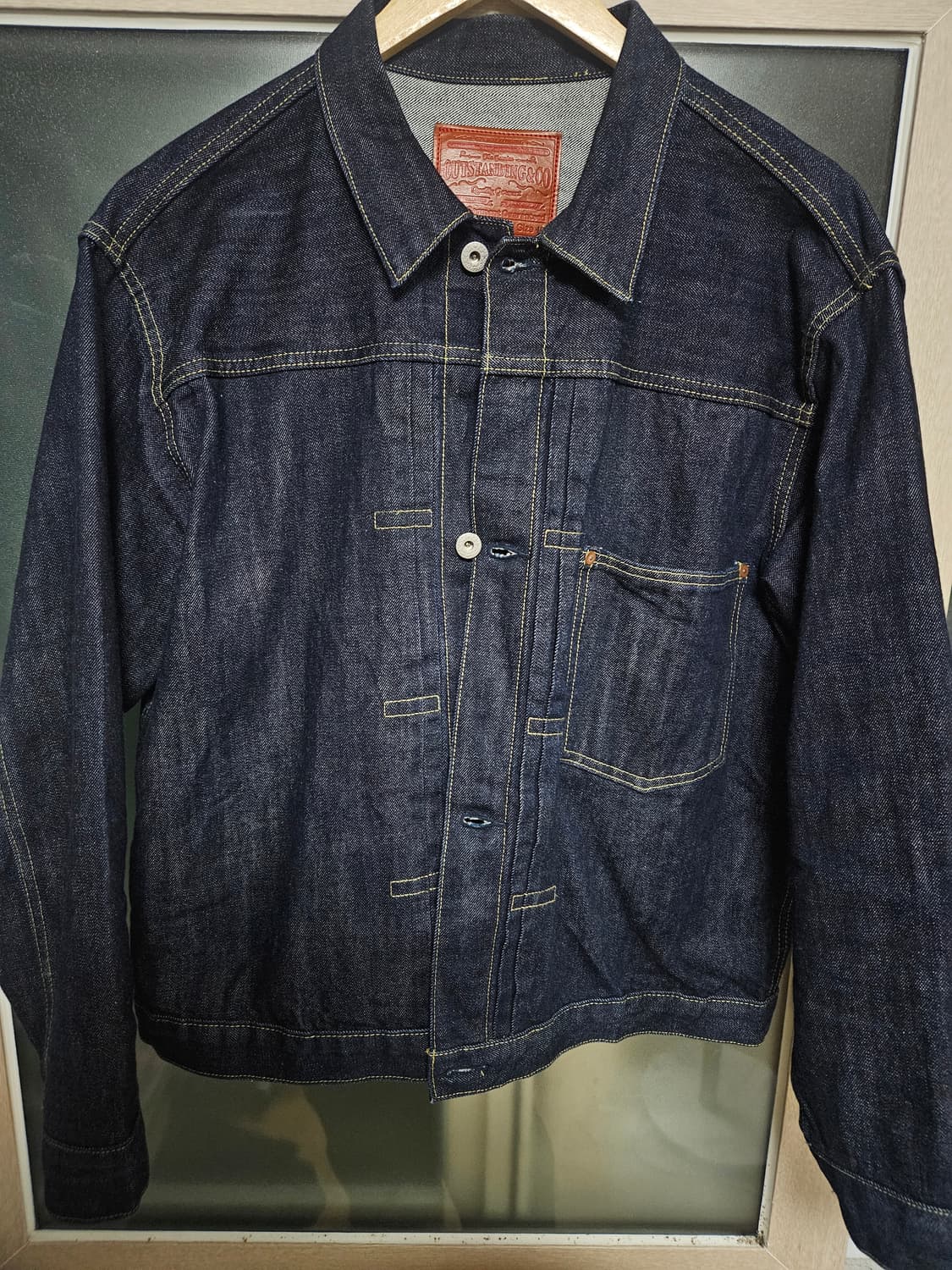 아웃스탠딩 SELVEDGE DENIM 1ST JACKET_INDIGO 상품이미지4