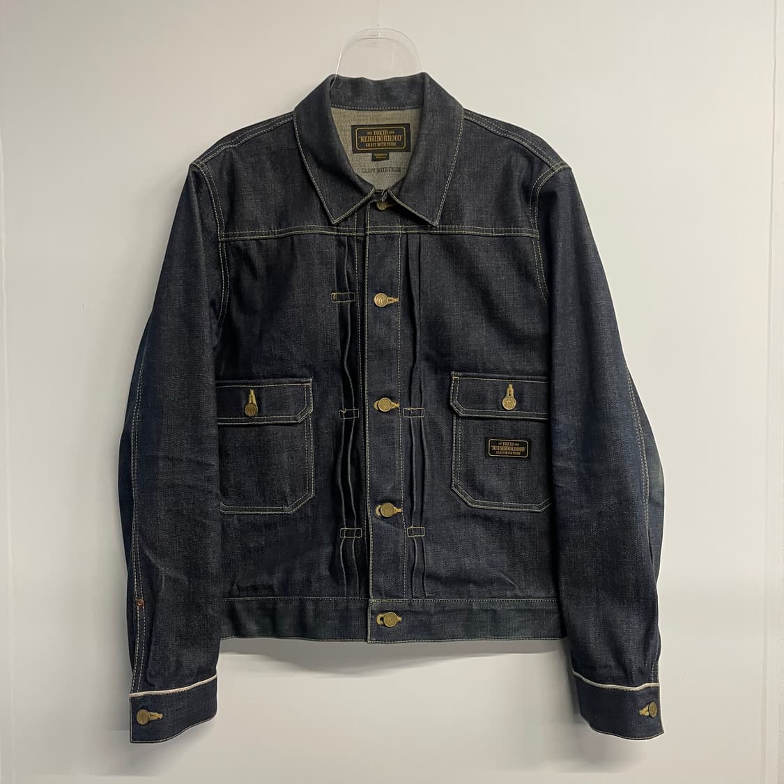 16s 네이버후드 리지드 스톡맨 데님자켓 상품이미지1