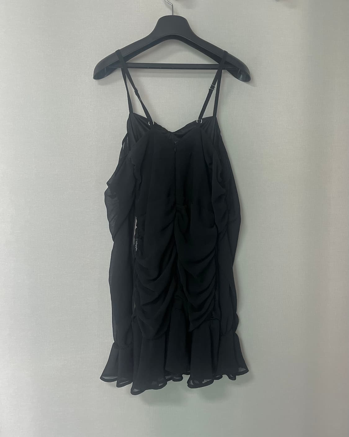 어글리쉐도우 CHIFFON DRESS(BLACK) 상품이미지4