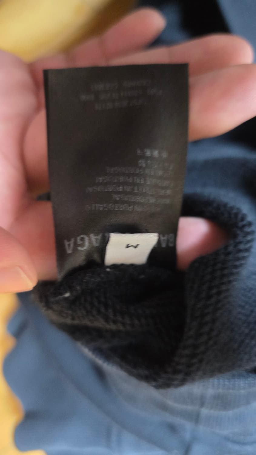 발렌시아가 레인보우 월계수 자수 후드티 블랙 상품이미지4