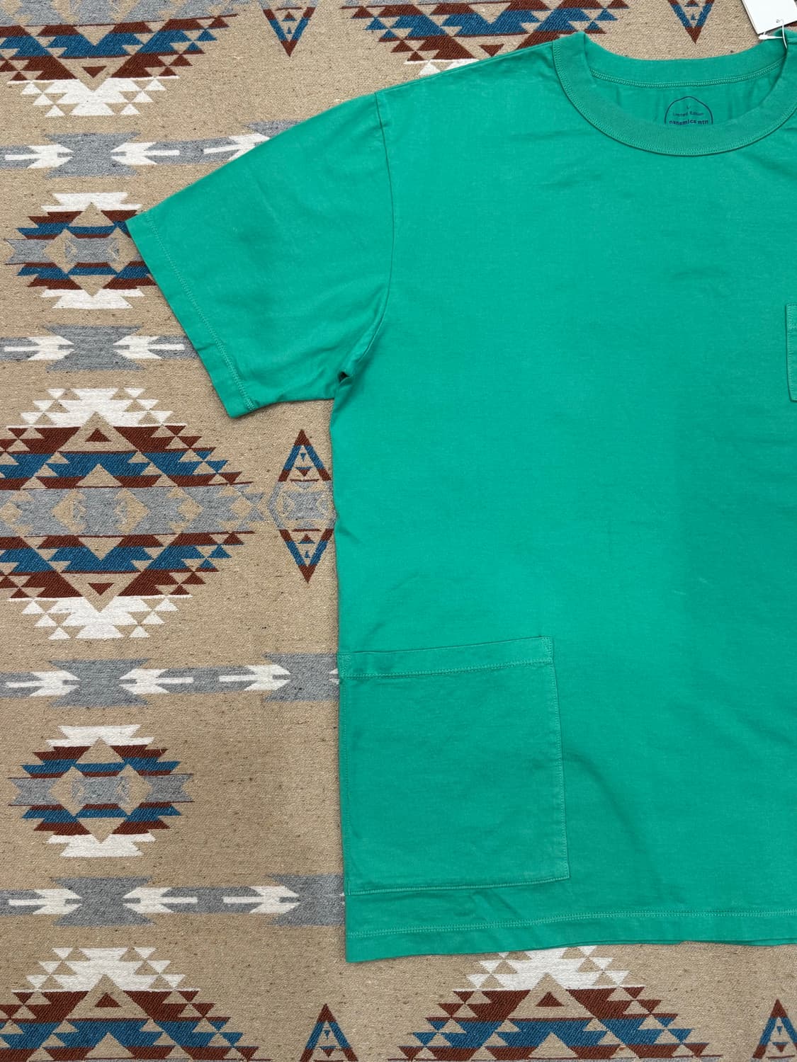 [L] 나나미카 마운틴 오가닉 야마 포켓티 그린 상품이미지4