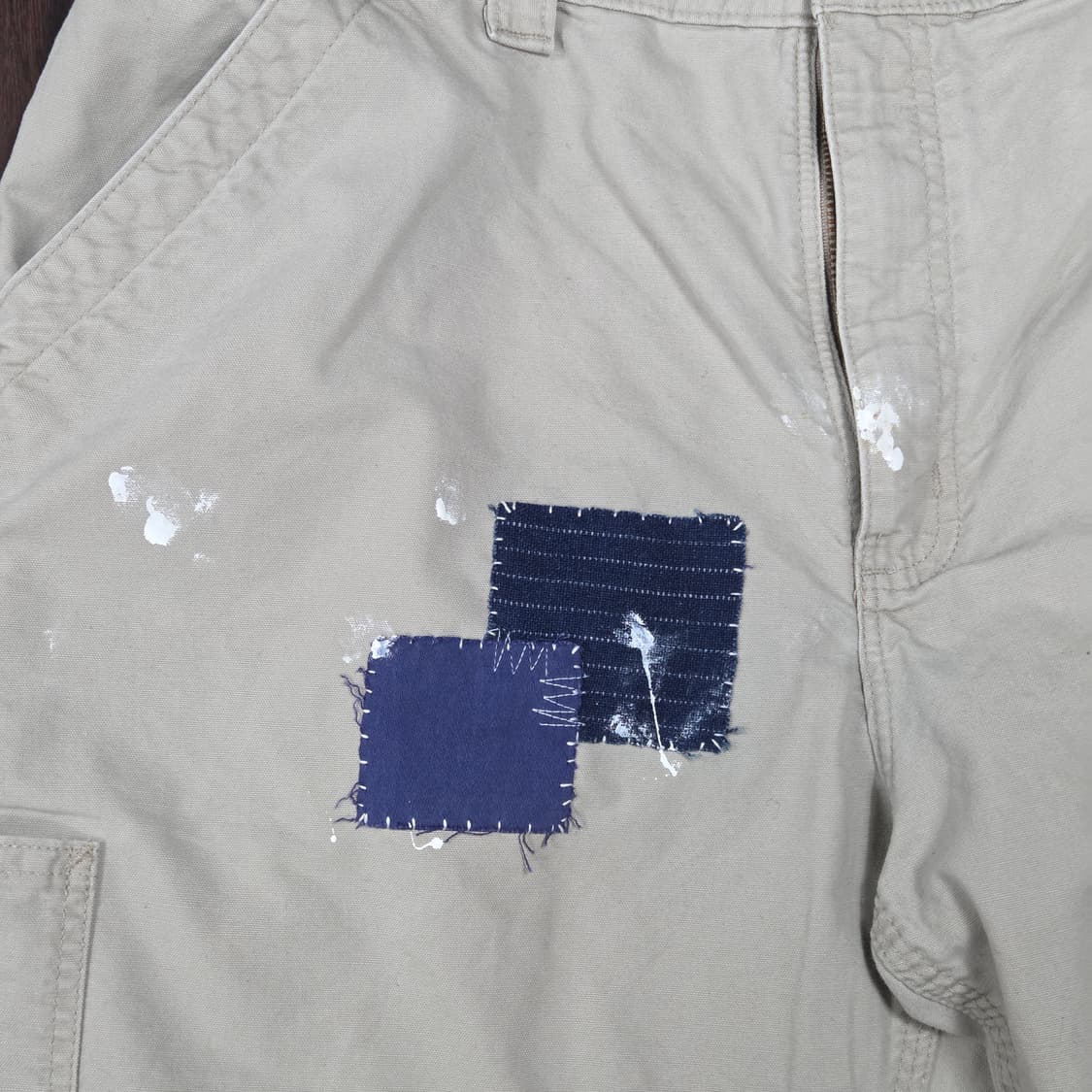 S.O/핸드드로잉, 자수, 패치워크 커스텀 팬츠 상품이미지6