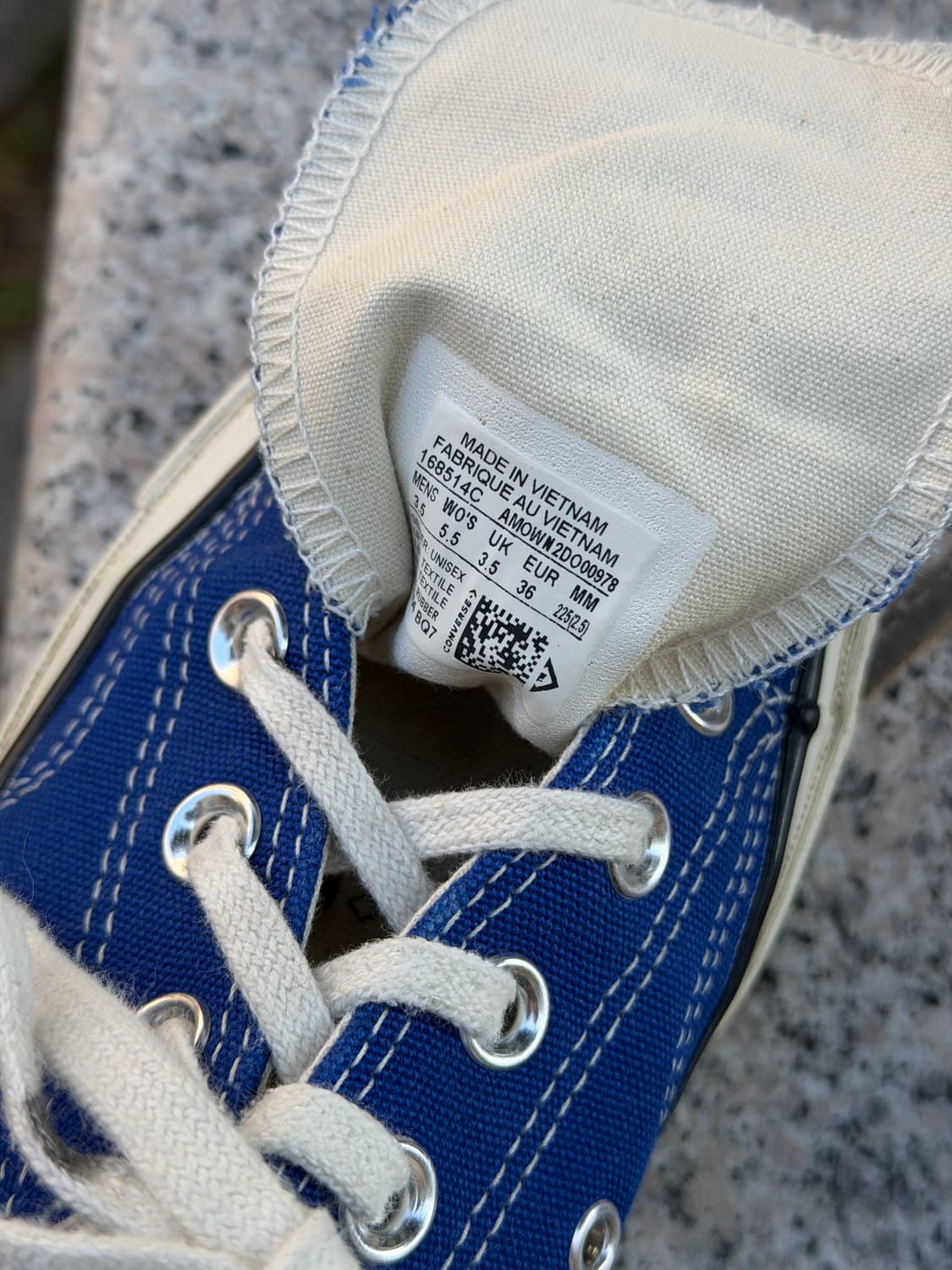 Converse 컨버스 척 70 로우 빈티지 캔버스 러쉬 블루 상품이미지9