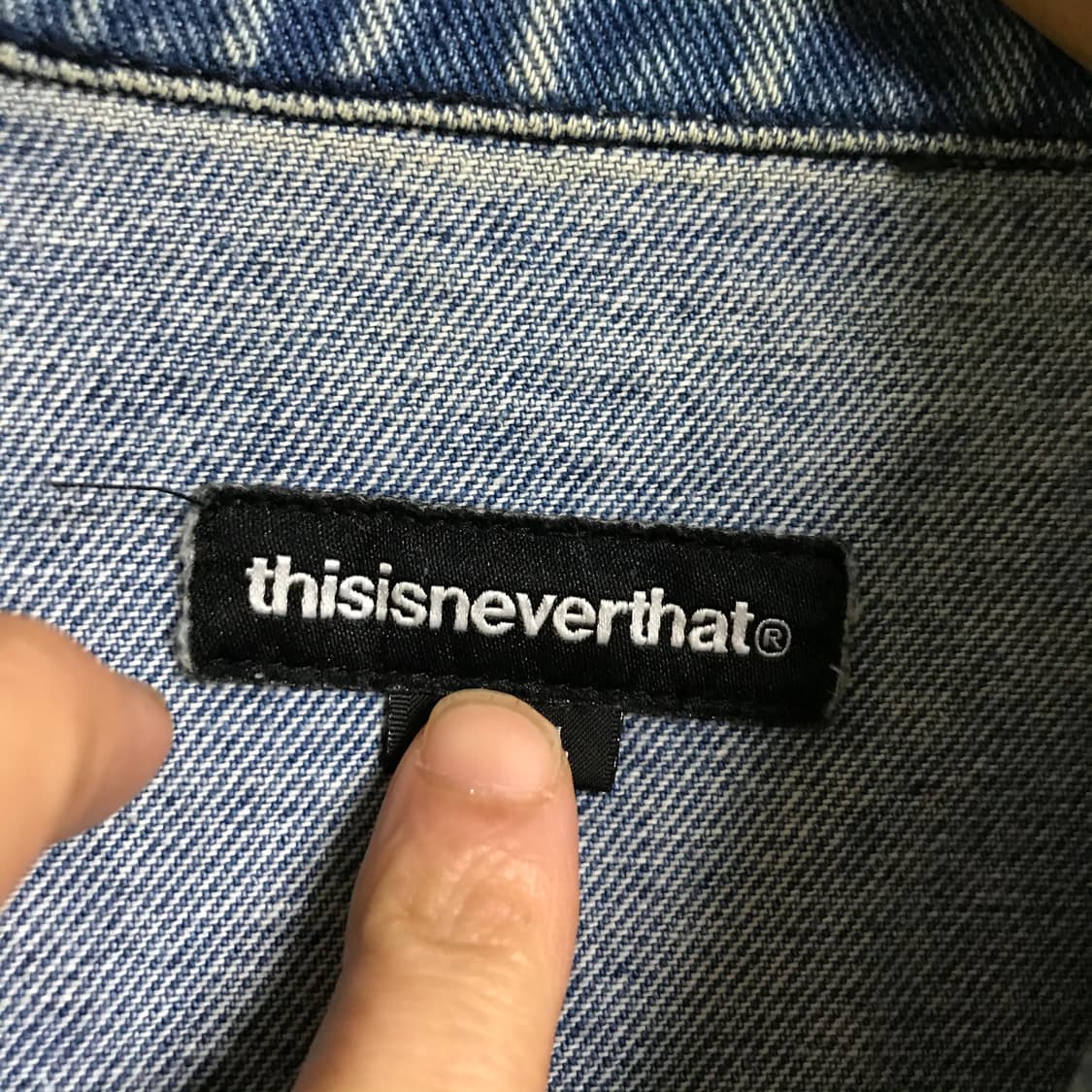 디스이즈네버댓 청 데님 블루종 자켓 상품이미지5