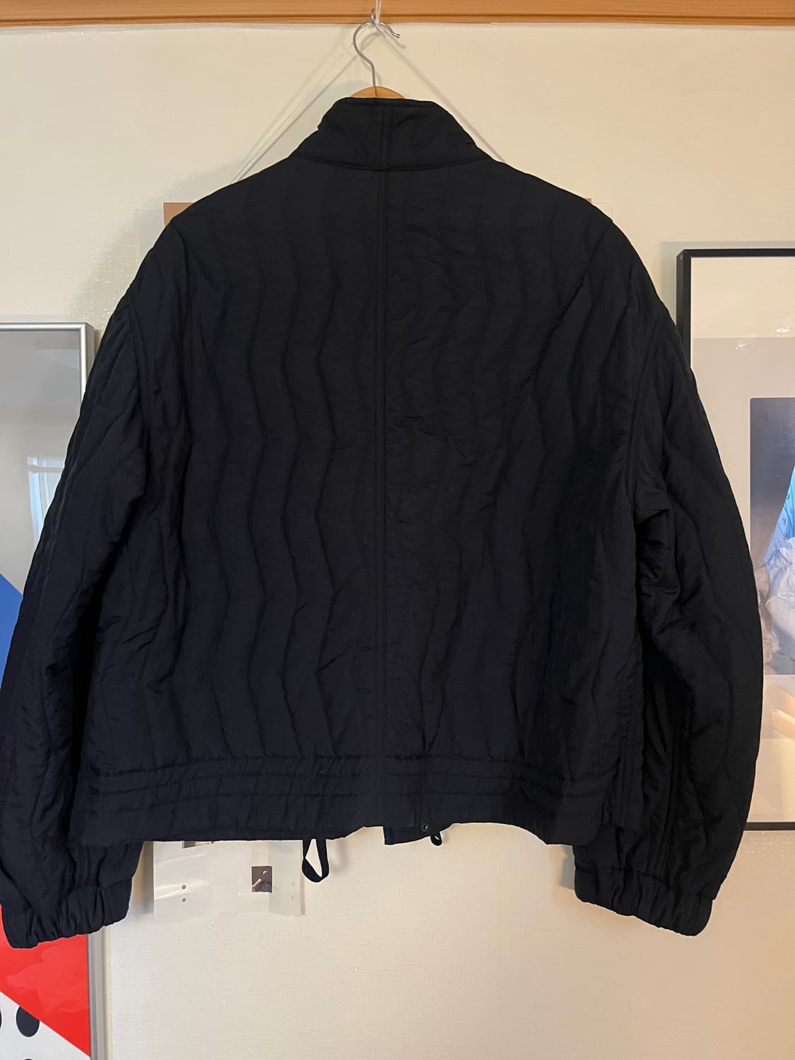 [L] 언어펙티드 21fw 퀼티드 퀼팅 블루종 자켓 네이비 상품이미지8