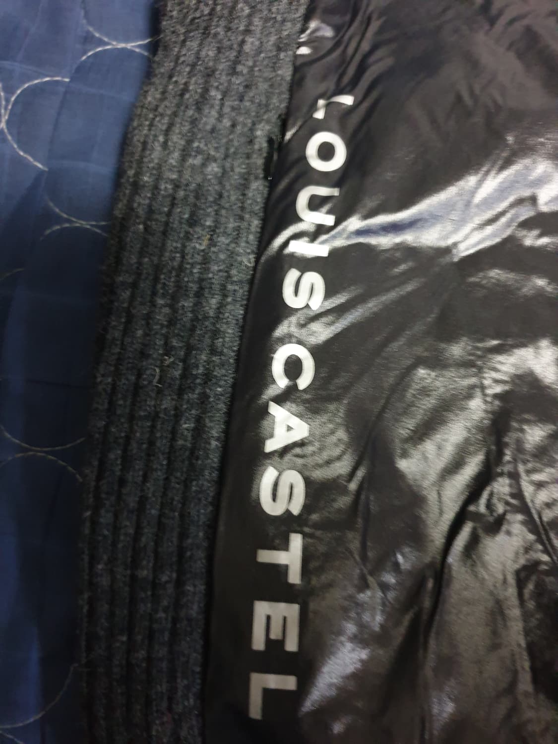 (단종매물) 루이까스텔 우먼 방풍 니트 하프집업 조끼 베스트 (100) 상품이미지3