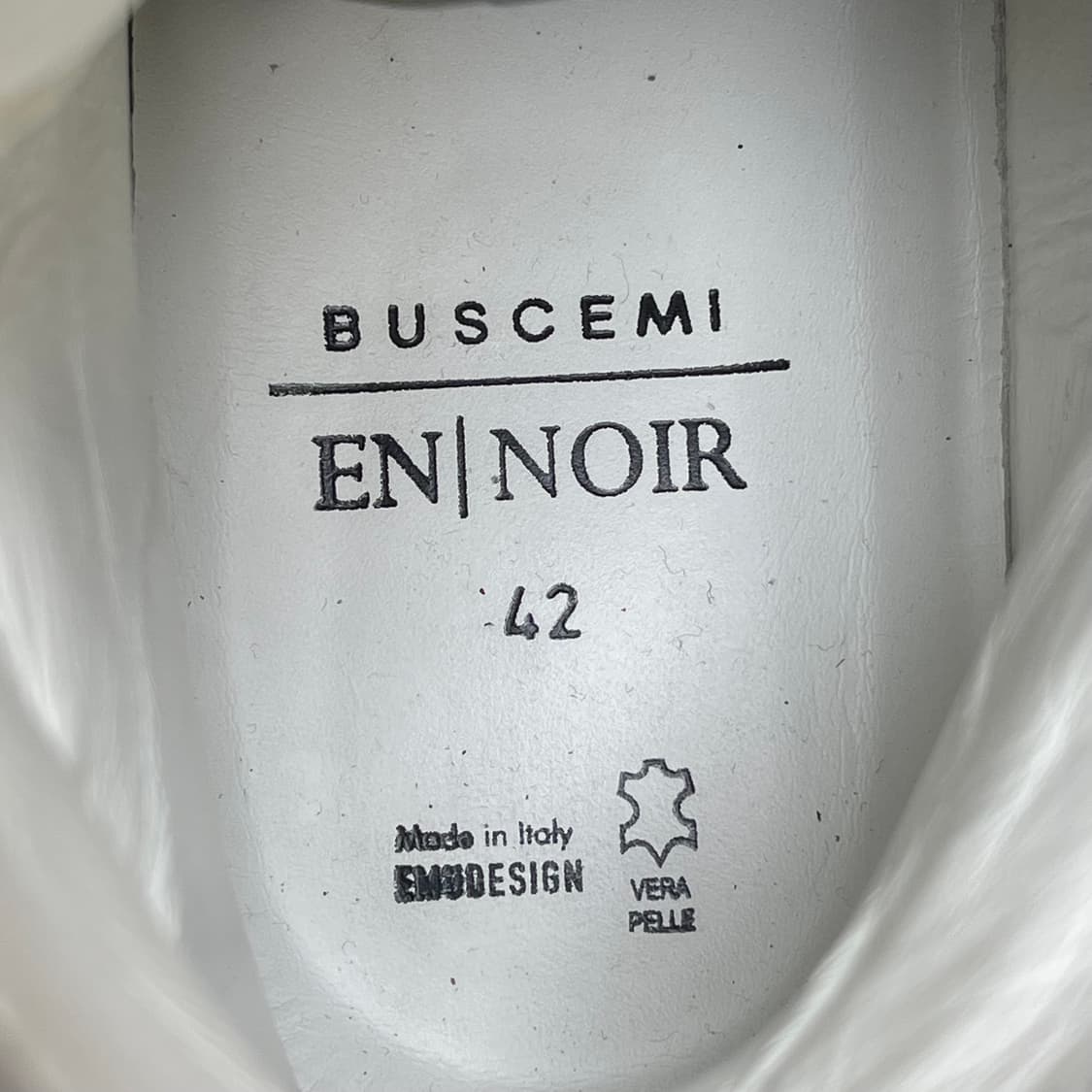 [42] Buscemi X En Noir 레더 하이탑 스니커즈 (270) 상품이미지9