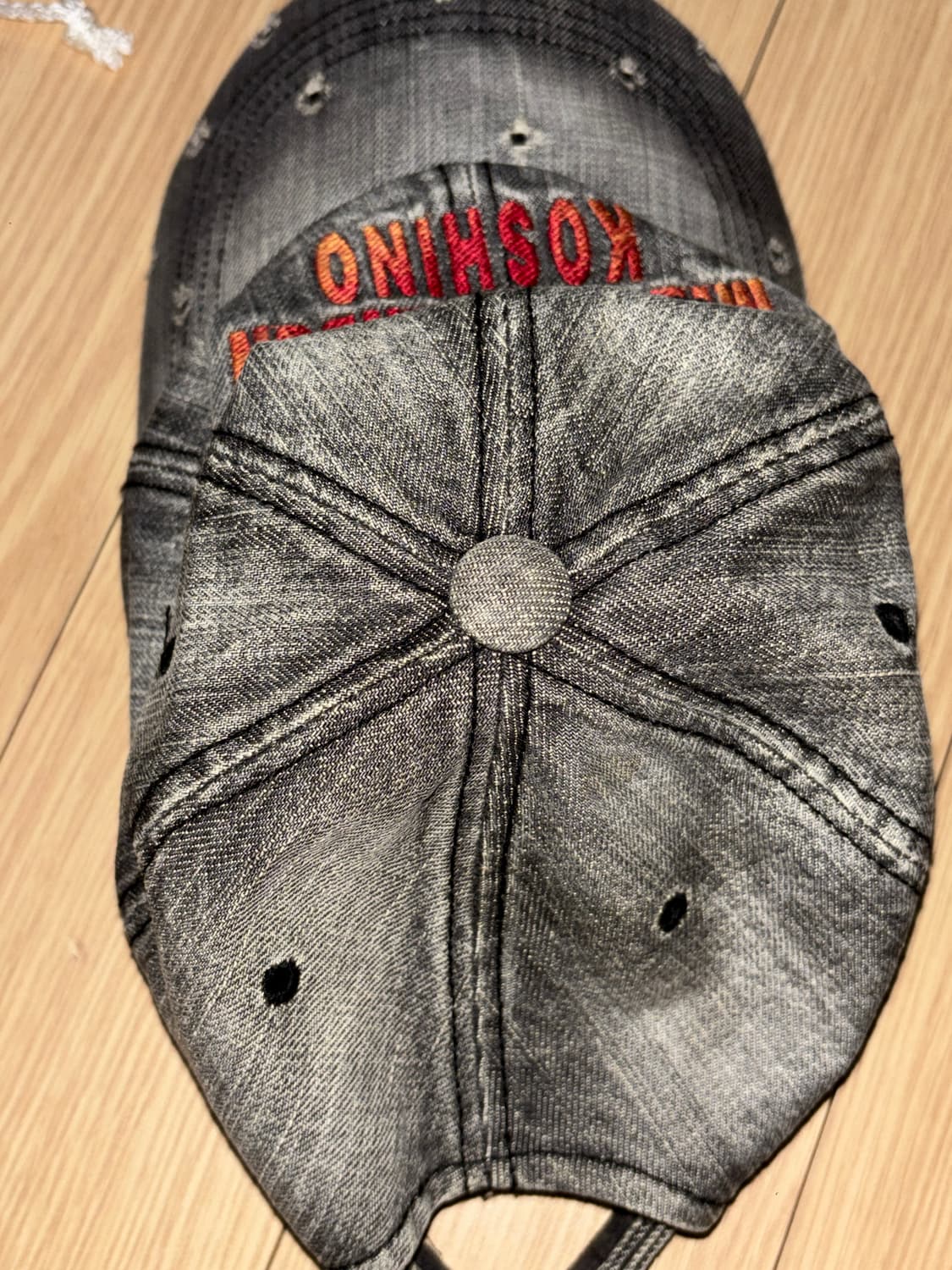 Michiko London black denim 볼캡 상품이미지2