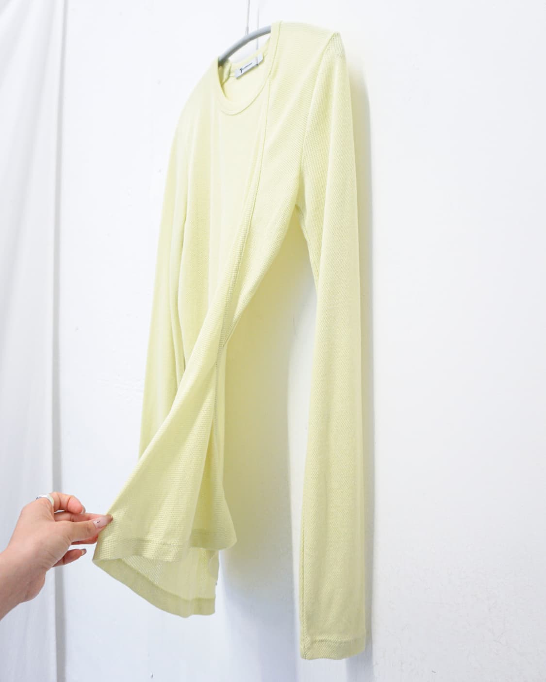 T by ALEXANDER WANG mesh long-sleeve top 상품이미지4