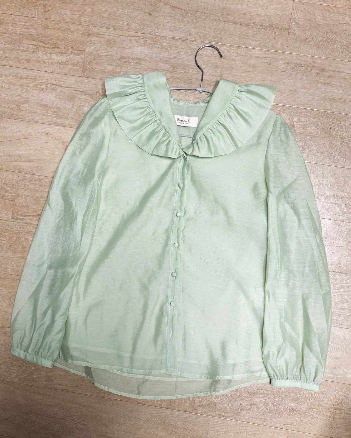 [새상품] DearK 프릴 카라 블라우스 상품이미지4