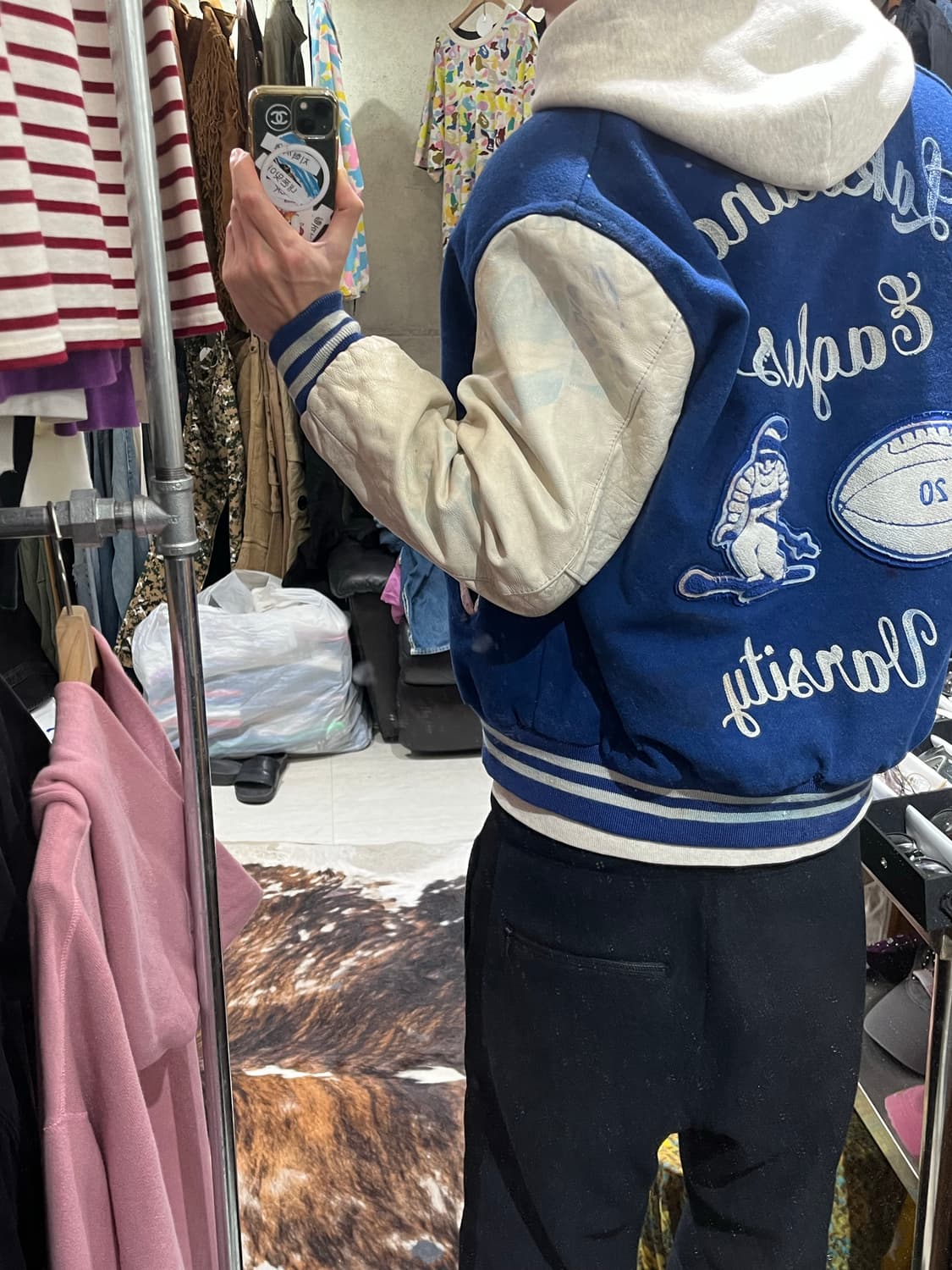 90s usa holloway 바시티 자켓 상품이미지3