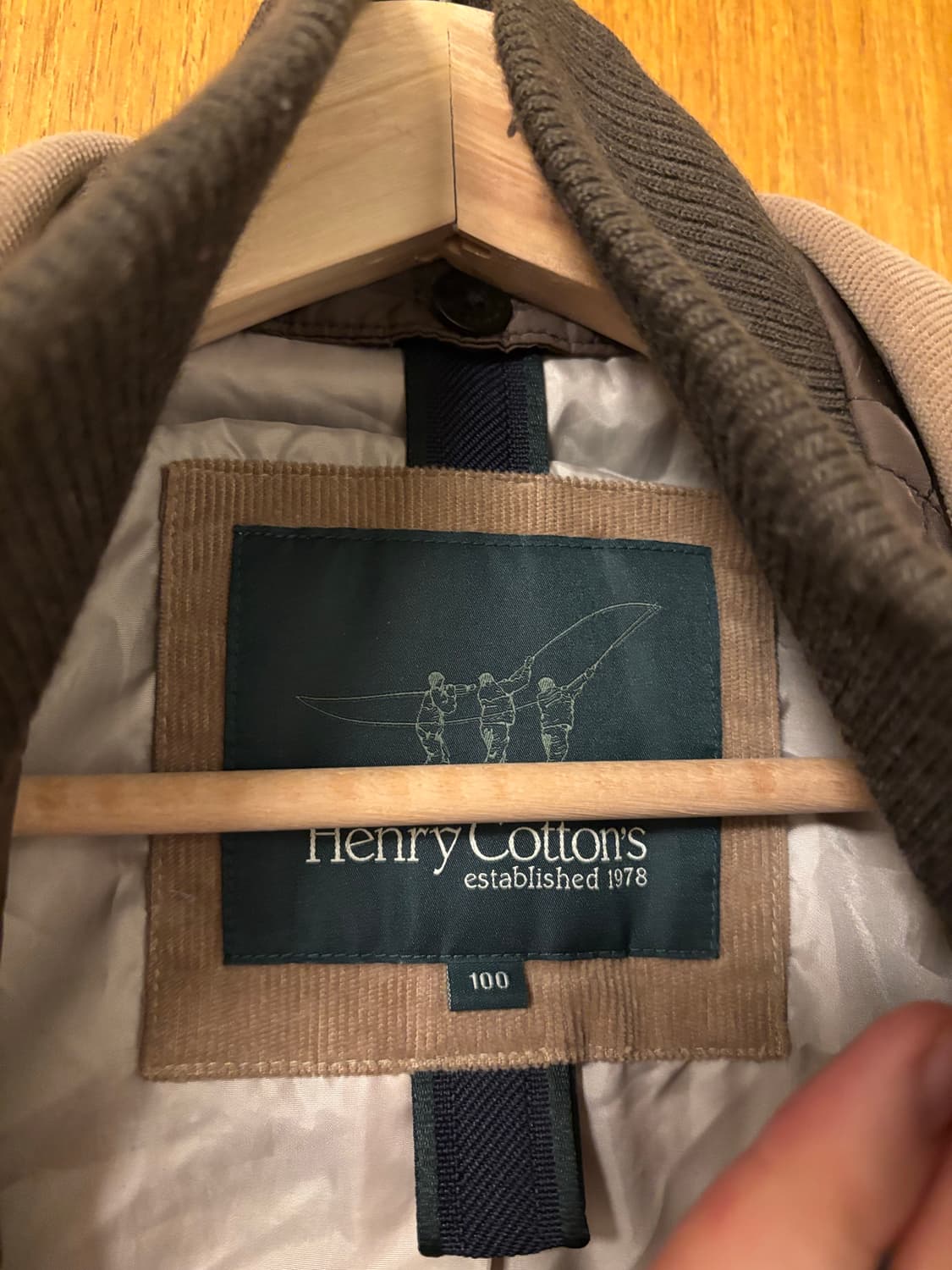 헨리코튼 브라운 코듀로이 블레이저 상품이미지3