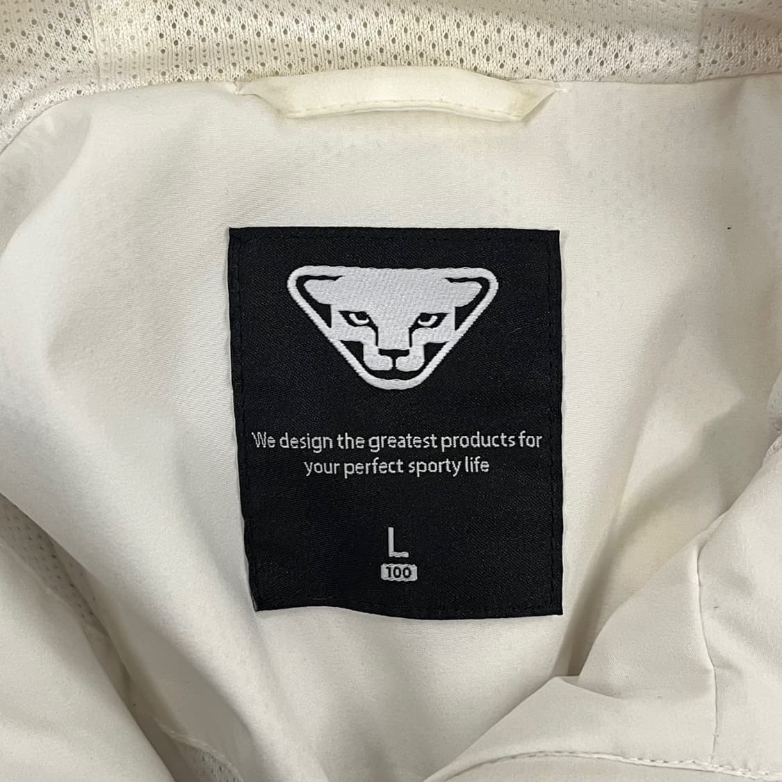 [정품/L] 다이나핏 화이트 바람막이 후드 자켓 b17 상품이미지5