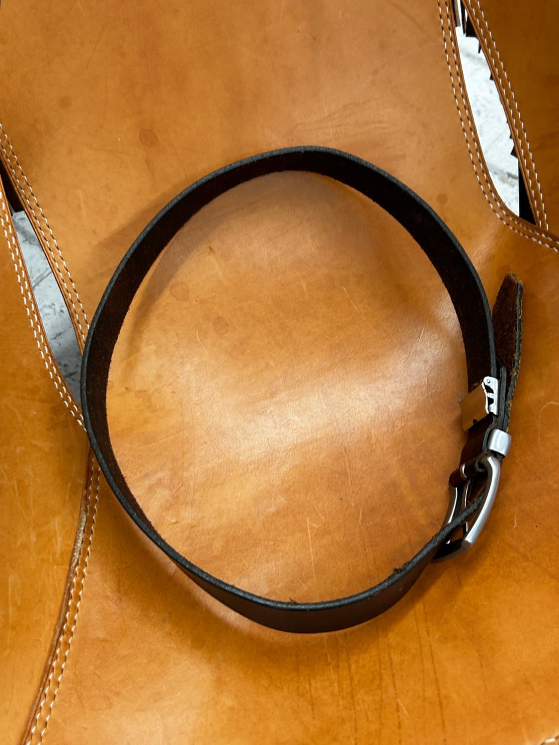 장 폴 고티에 레더 벨트 상품이미지3