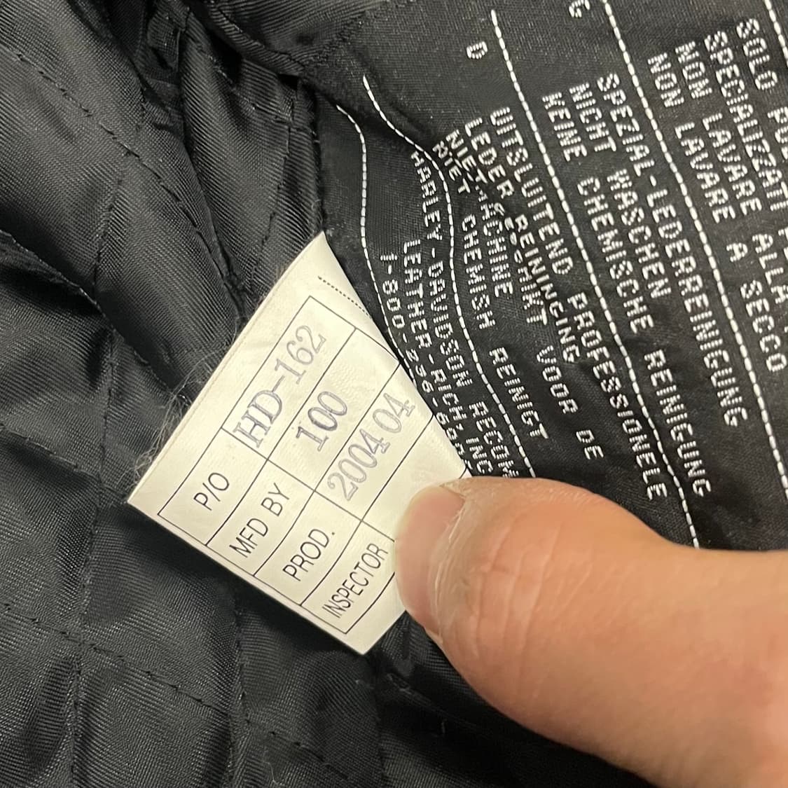 할리데이비슨 플레임 레더 자켓 (105-110) 상품이미지7