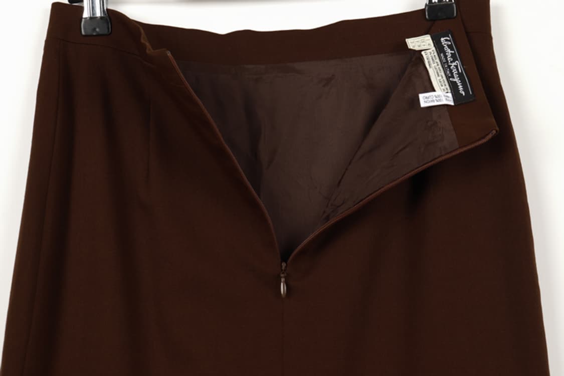 SALVATORE FERRAGAMO 스커트(S) 페레가모울스커트 상품이미지4