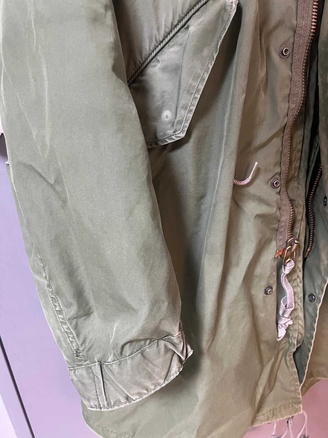 [XS] 미군 오리지널 M65 피쉬테일 개파카 상품이미지4