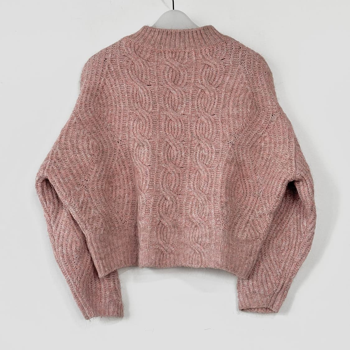 시스템 케이블 울 니트 상품이미지5