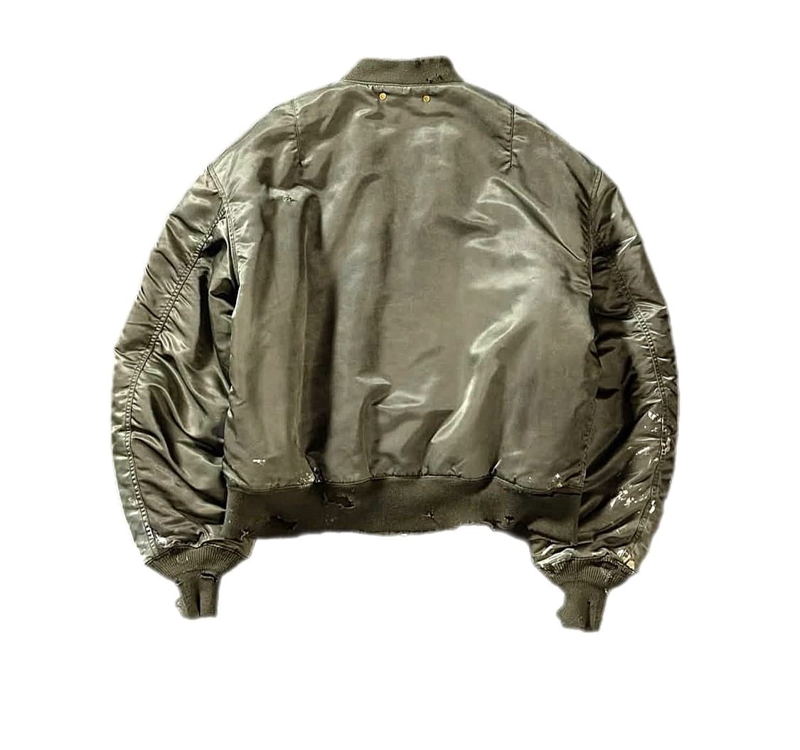 ANACHRONORM 25ss 페인팅디테일 그런지 MA-1 상품이미지3