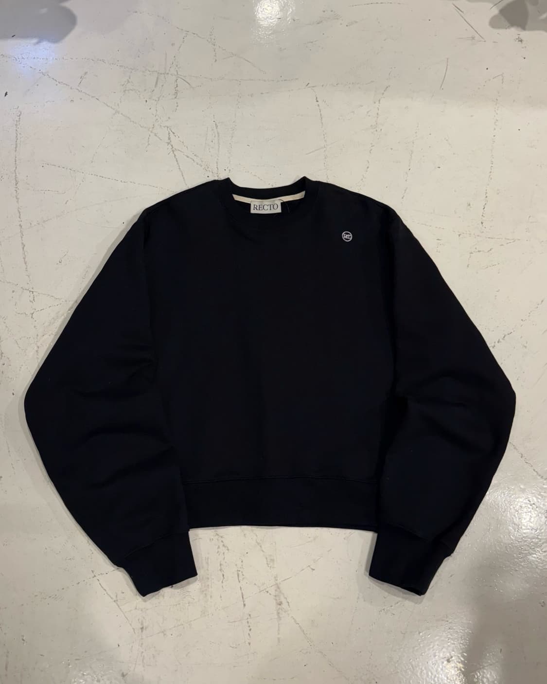 렉토 rc 블랙 맨투맨 상품이미지1