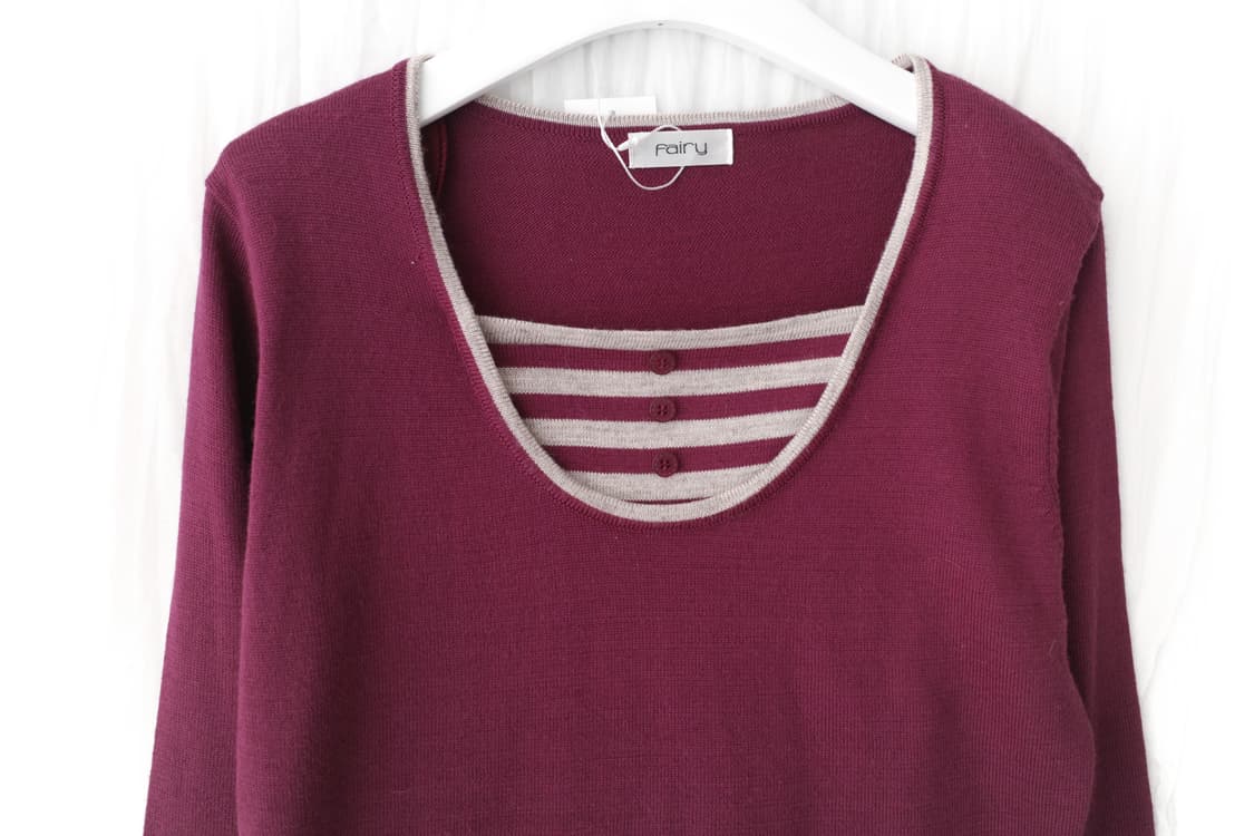 layered stripe knit 상품이미지2