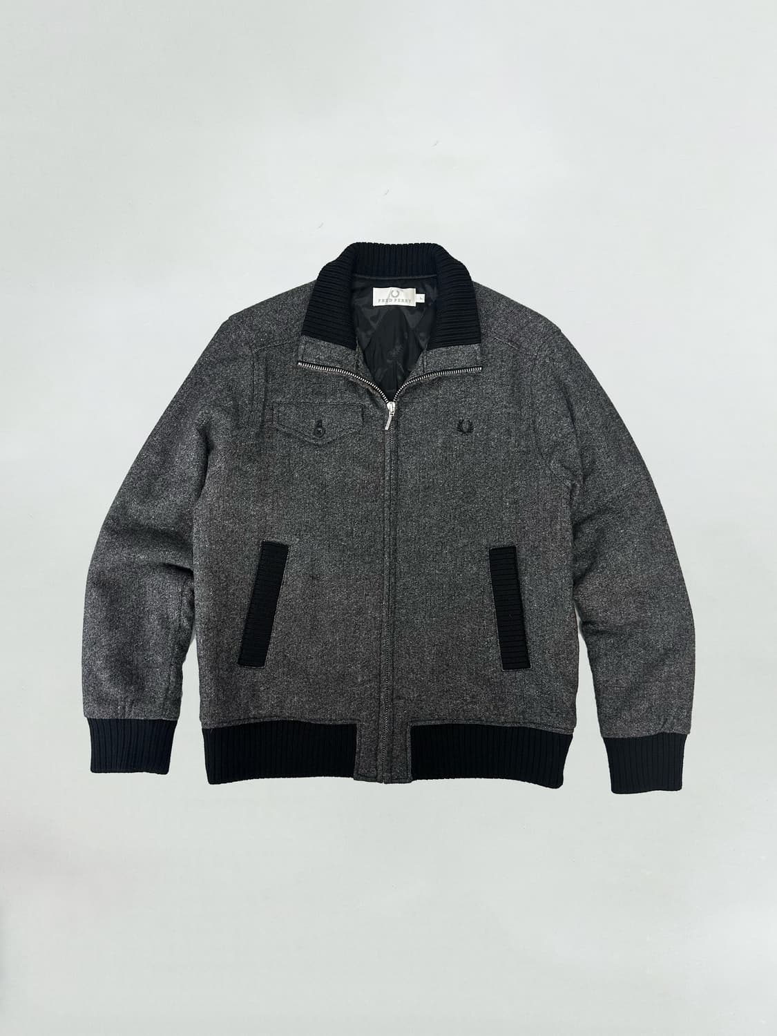 프레드페리 트위드 헤링턴 울 자켓 상품이미지2