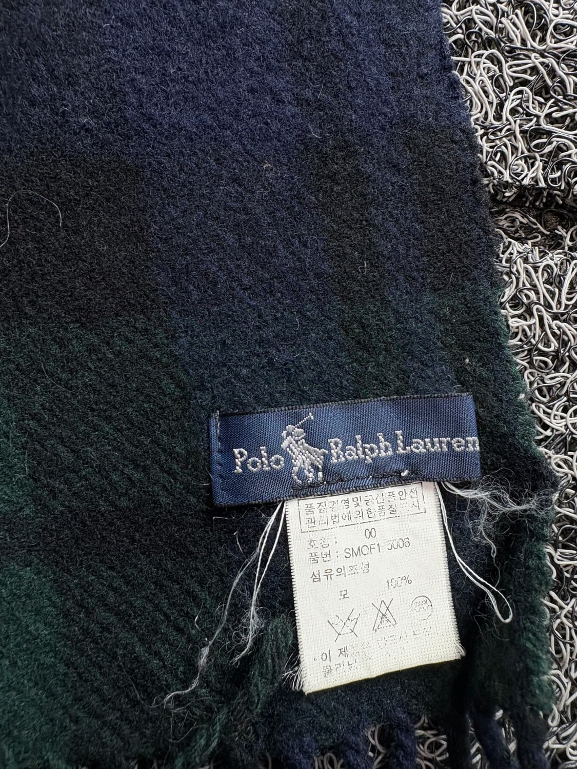 폴로 랄프로렌 타탄 해링본 머플러 3118 상품이미지4